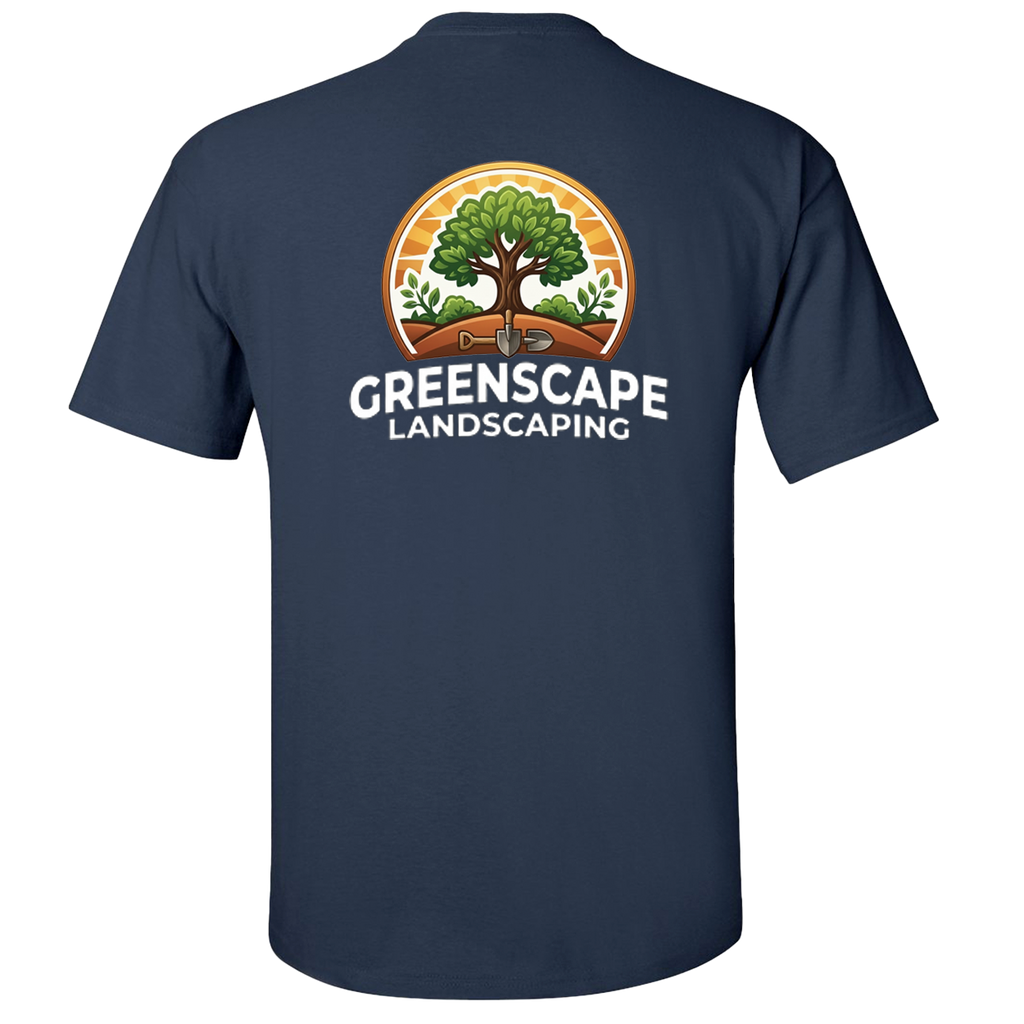 Custom Heavy Cotton Workwear T-Shirt – Add Your Logo (Left Chest & Back) | BeePro Merch
