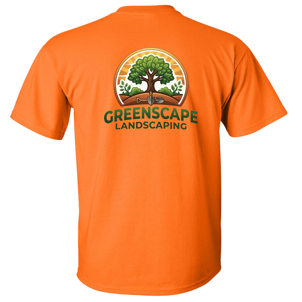 Custom Heavy Cotton Workwear T-Shirt – Add Your Logo (Left Chest & Back) | BeePro Merch