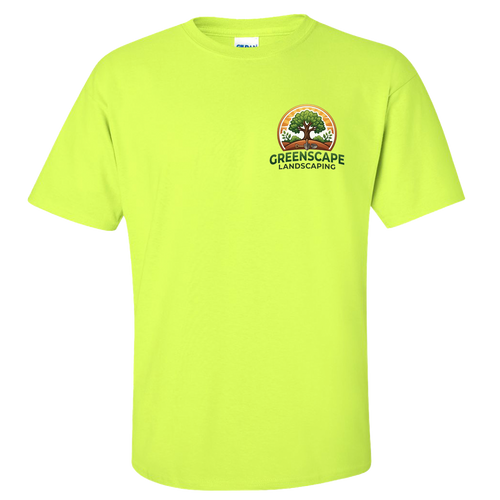 Custom Heavy Cotton Workwear T-Shirt – Add Your Logo (Left Chest & Back) | BeePro Merch