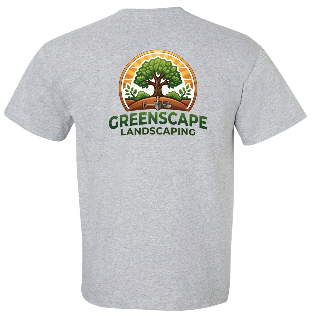Custom Heavy Cotton Workwear T-Shirt – Add Your Logo (Left Chest & Back) | BeePro Merch